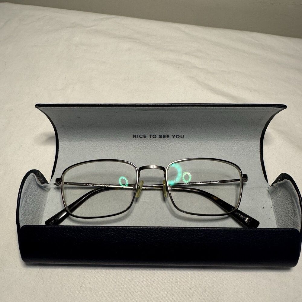Warby Parker Thurston THURSTON 2306 52-19-145 Black Rectangular Full Rim